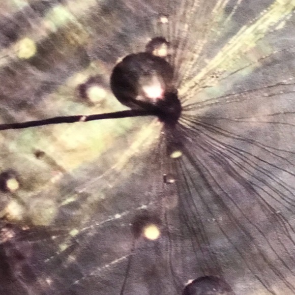 New fleece blanket art inspired rain drop willow - Picture 2 of 4